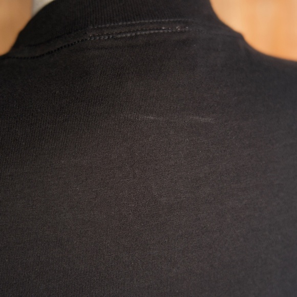 Vintage Christine Alexander 100% Cotton Jewel Studded Zipper Black Shirt Size S - Picture 15 of 17